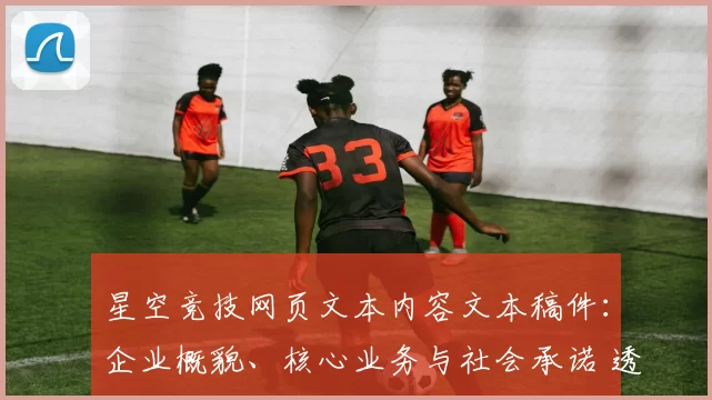 星空竞技网页文本内容文本稿件：企业概貌、核心业务与社会承诺 透彻分析